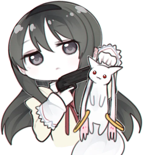 Стикерпак Homura Akemi для Telegram