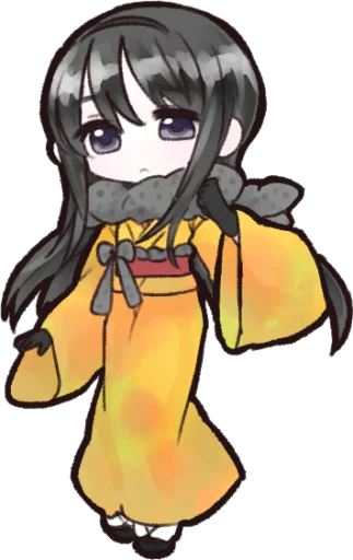 👘 Стикер «Homura Akemi» для Telegram