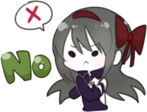 ❌ Стикер «Homura Akemi» для Telegram