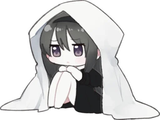 😥 Стикер «Homura Akemi» для Telegram