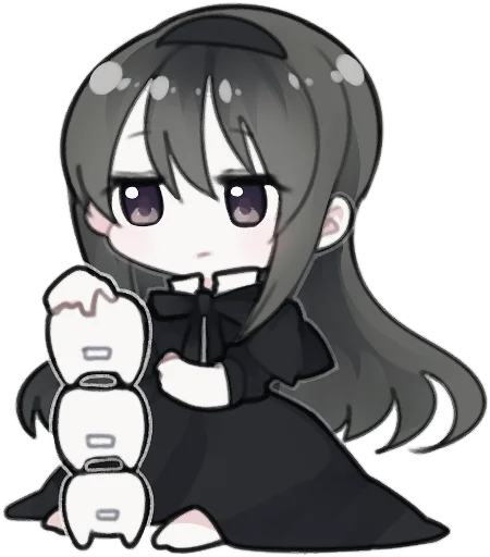 😕 Стикер «Homura Akemi» для Telegram