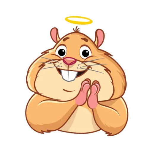 😇 Стикер «Хомячок» для Telegram