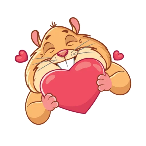 🥰 Стикер «Хомячок» для Telegram
