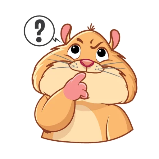 🤔 Стикер «Хомячок» для Telegram