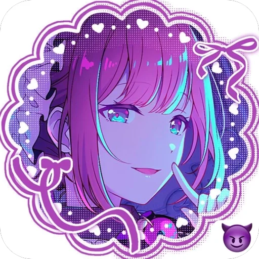 😈 Стикер «Honami Mochizuki» для Telegram