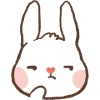 😒 Эмодзи «Hondoni bunny» для Telegram