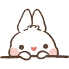 😕 Эмодзи «Hondoni bunny» для Telegram
