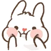 😚 Эмодзи «Hondoni bunny» для Telegram