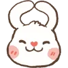 😊 Эмодзи «Hondoni bunny» для Telegram