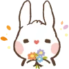 💐 Эмодзи «Hondoni bunny» для Telegram
