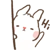 ✋ Эмодзи «Hondoni bunny» для Telegram