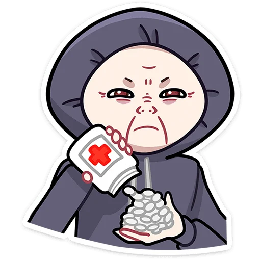 💊 Стикер «Хондратий» для Telegram