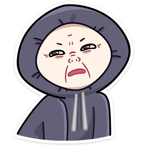 😦 Стикер «Хондратий» для Telegram