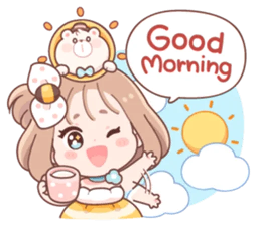 🌞 Стикер «Honey & Bear» для Telegram