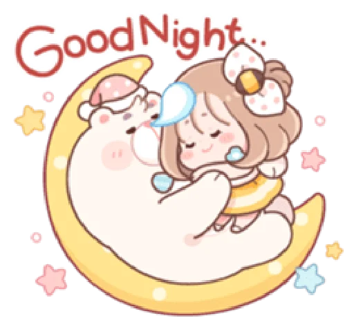 🌙 Стикер «Honey & Bear» для Telegram
