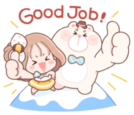 👍 Стикер «Honey & Bear» для Telegram