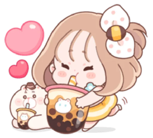 😋 Стикер «Honey & Bear» для Telegram
