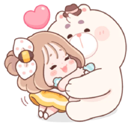 ☺️ Стикер «Honey & Bear» для Telegram