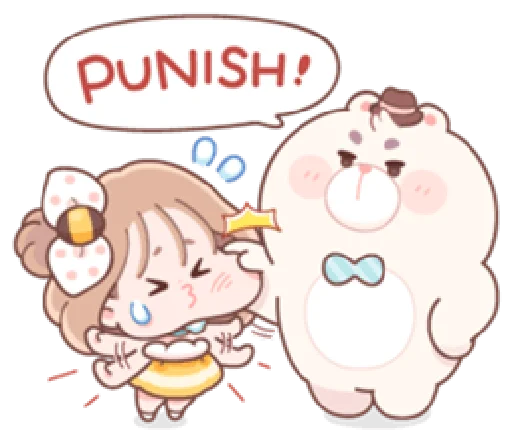 😤 Стикер «Honey & Bear» для Telegram
