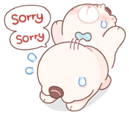 😥 Стикер «Honey & Bear» для Telegram