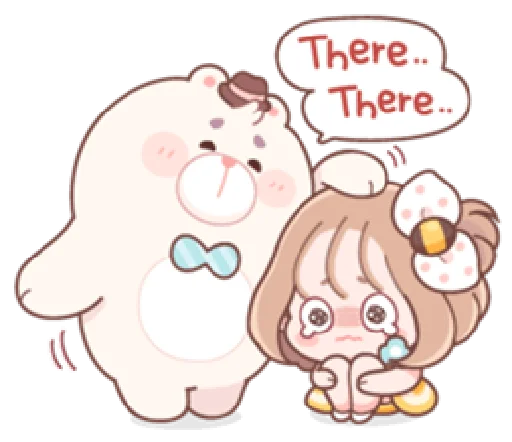 🤗 Стикер «Honey & Bear» для Telegram