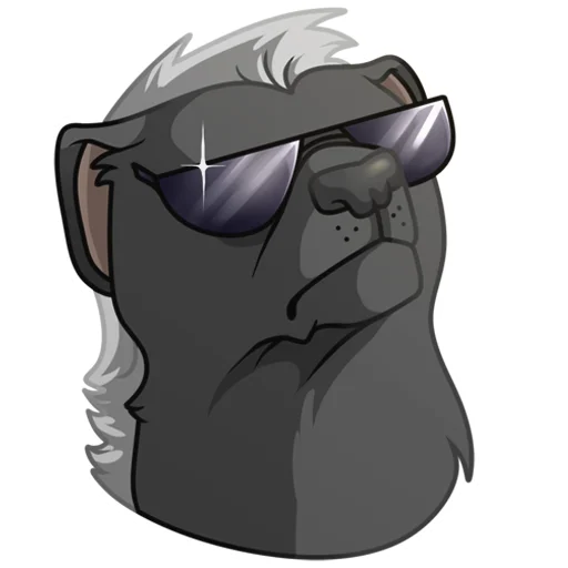 😎 Стикер «Медоед» для Telegram