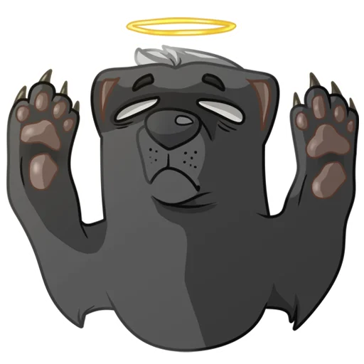 😇 Стикер «Медоед» для Telegram