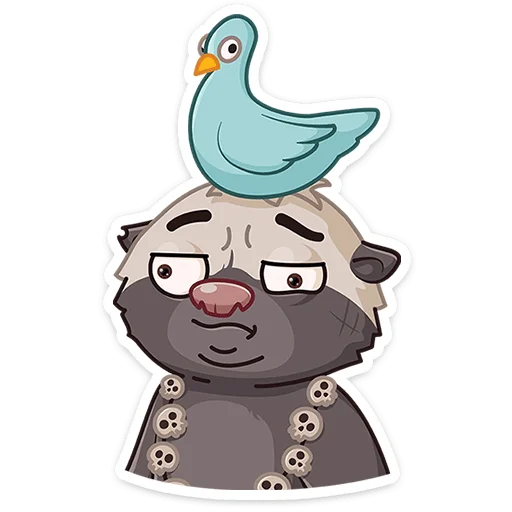 🕊 Стикер «Медоед Хоня» для Telegram