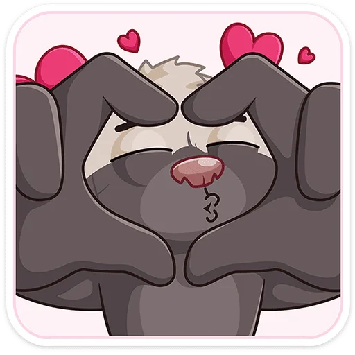 😍 Стикер «Медоед Хоня» для Telegram