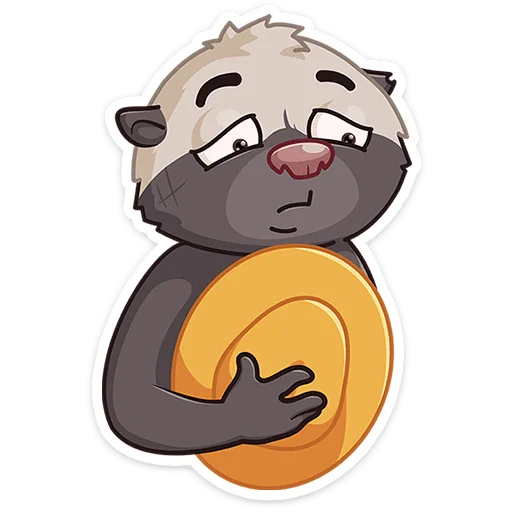 🫡 Стикер «Медоед Хоня» для Telegram