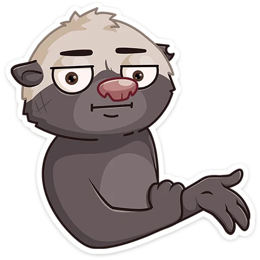 🤷‍♂ Стикер «Медоед Хоня» для Telegram