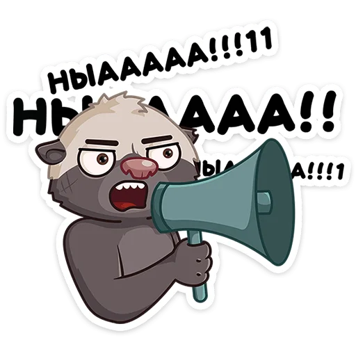 📢 Стикер «Медоед Хоня» для Telegram