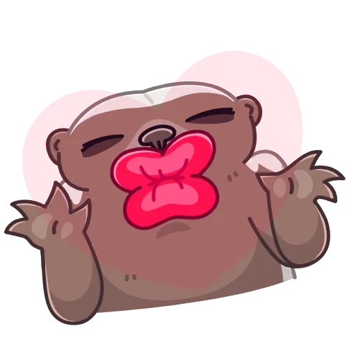 😘 Стикер «Honey Badger» для Telegram