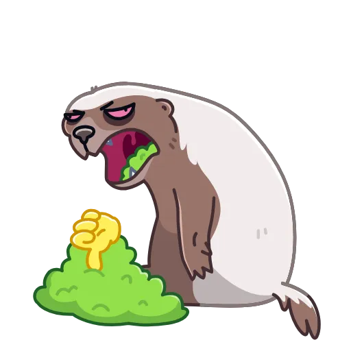 🤢 Стикер «Honey Badger» для Telegram
