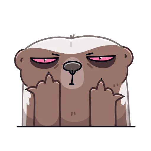 🖕 Стикер «Honey Badger» для Telegram