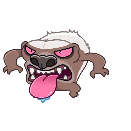 💩 Стикер «Honey Badger» для Telegram