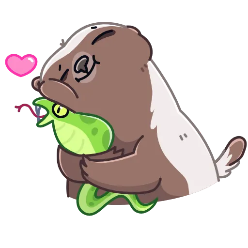 🤗 Стикер «Honey Badger» для Telegram