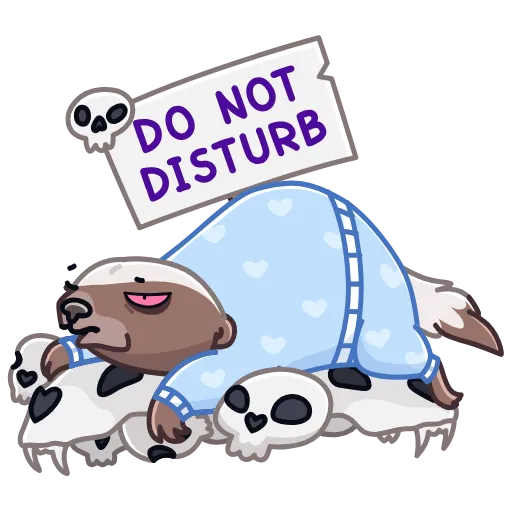 😴 Стикер «Honey Badger» для Telegram