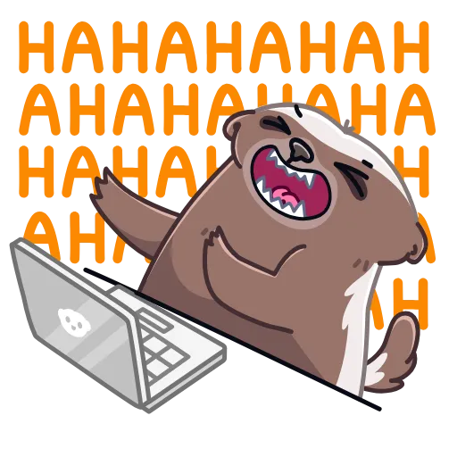 Стикерпак Honey Badger для Telegram