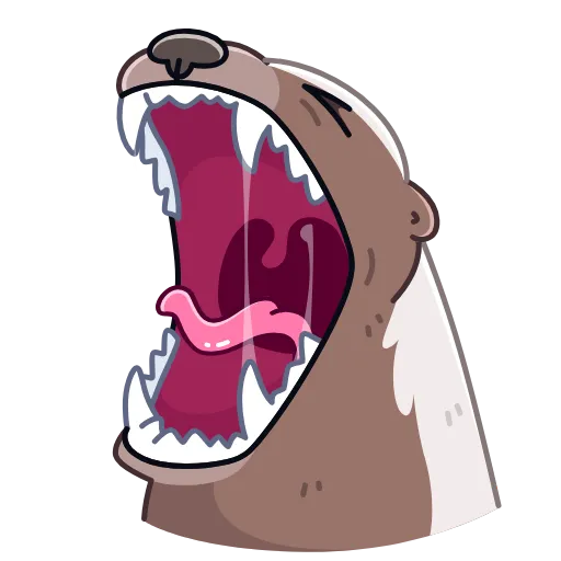 😪 Стикер «Honey Badger» для Telegram