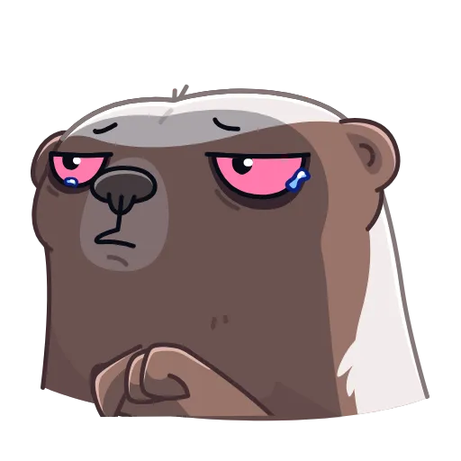 😢 Стикер «Honey Badger» для Telegram