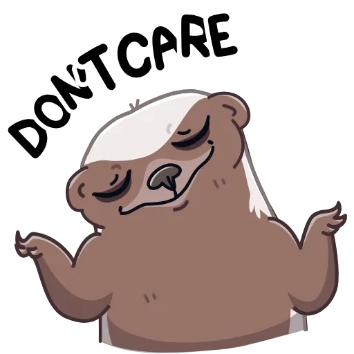 🤔 Стикер «Honey Badger» для Telegram