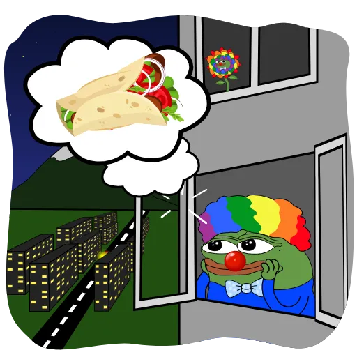 🌯 Стикер «Honka 2» для Telegram