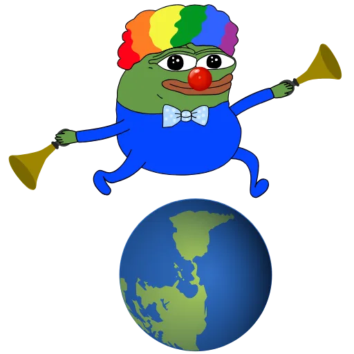🌎 Стикер «Modified pepe» для Telegram