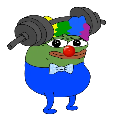 🏋️‍♂️ Стикер «Modified pepe» для Telegram
