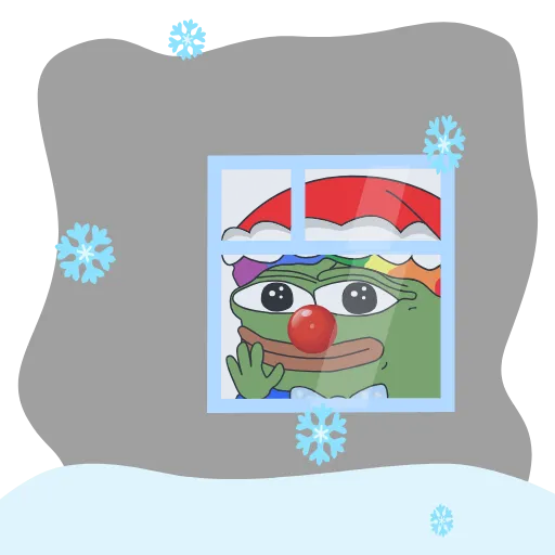 ❄️ Стикер «Modified pepe» для Telegram