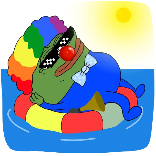 🏊‍♂️ Стикер «Honka_old» для Telegram