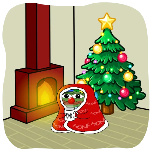 🎄 Стикер «Honka_old» для Telegram