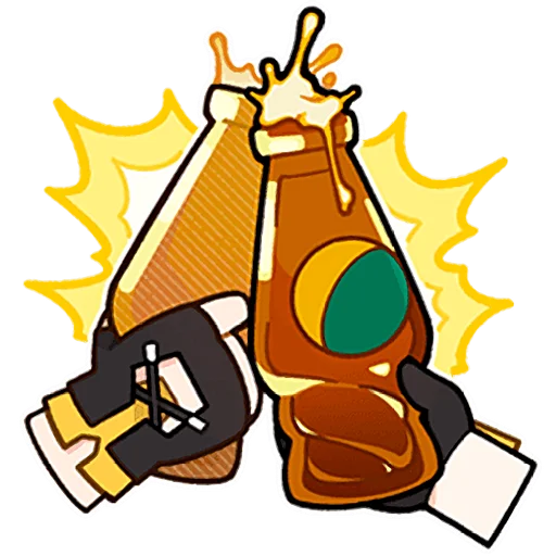 🍻 Стикер «Хонкай 12» для Telegram