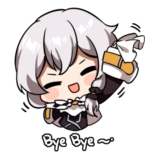 👋 Стикер «Honkai Impact 3rd Chibi» для Telegram